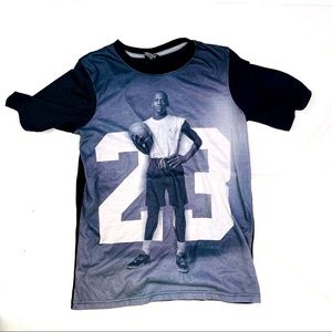 Jordan 23 Boys 13-15 Yrs Short Sleeve T Shirt Size XL Face Print A020122